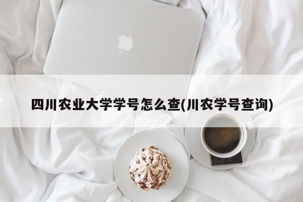 四川农业大学学号怎么查(川农学号查询)